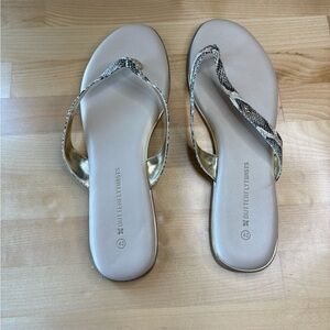 Butterfly Dsigns Black and Cream Sandals Minimalist Comfort